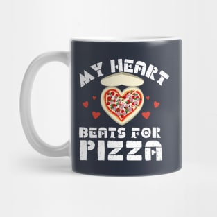 My Heart Beats for Pizza Mug